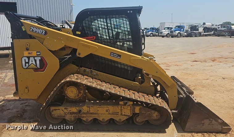 image for item LW9735 2019 Caterpillar 299D3  tracked skid steer loader