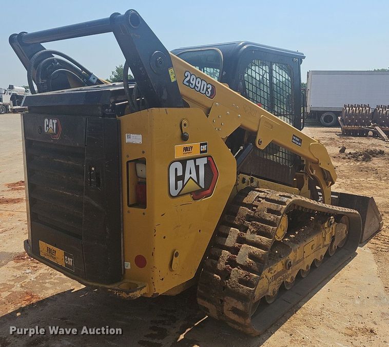 image for item LW9735 2019 Caterpillar 299D3  tracked skid steer loader