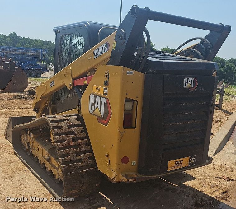 image for item LW9735 2019 Caterpillar 299D3  tracked skid steer loader