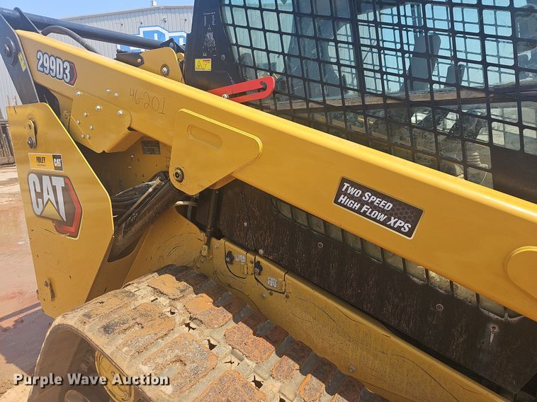 image for item LW9735 2019 Caterpillar 299D3  tracked skid steer loader