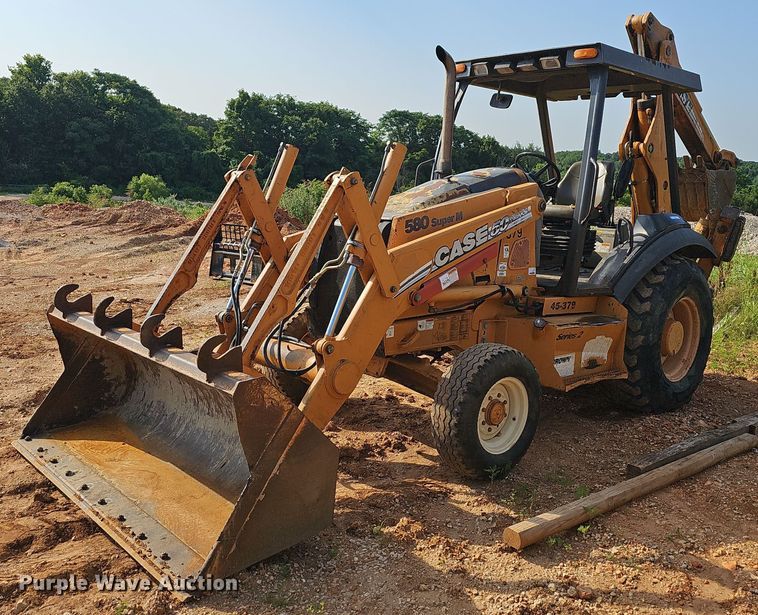 image for item LW9736 2007 Case 580 Super M II  backhoe