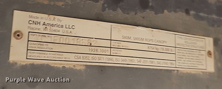 image for item LW9736 2007 Case 580 Super M II  backhoe