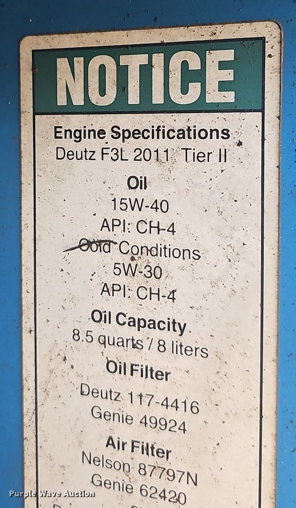 image for item LW9751 2005 Genie S65  boom lift