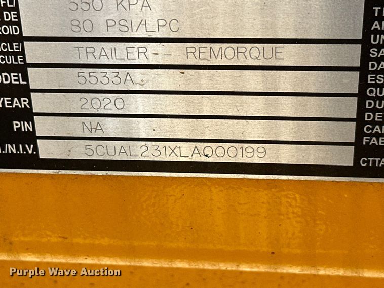 image for item MB9673 2020 Haulotte 5533A  boom lift