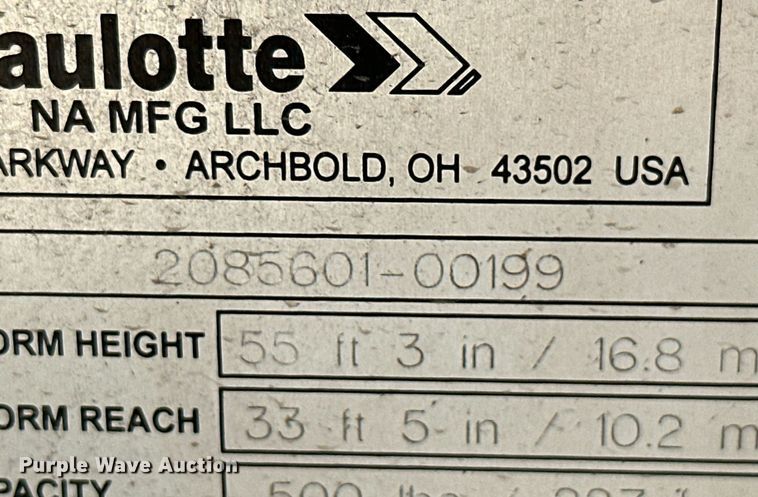 image for item MB9673 2020 Haulotte 5533A  boom lift