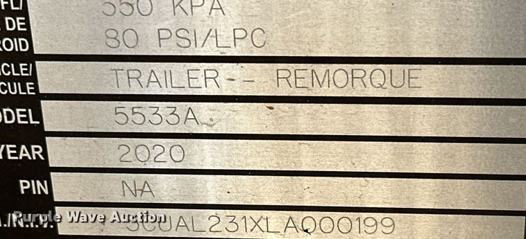 image for item MB9673 2020 Haulotte 5533A  boom lift