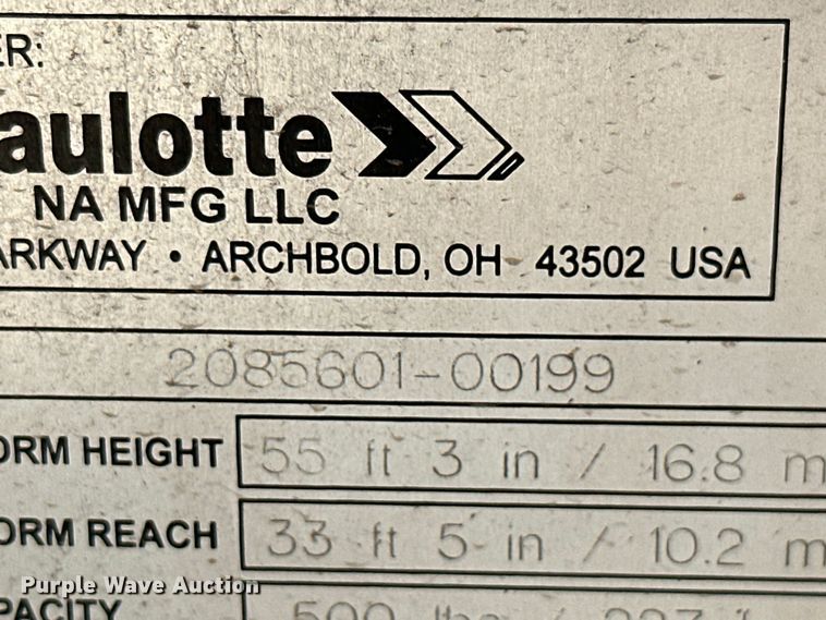 image for item MB9673 2020 Haulotte 5533A  boom lift