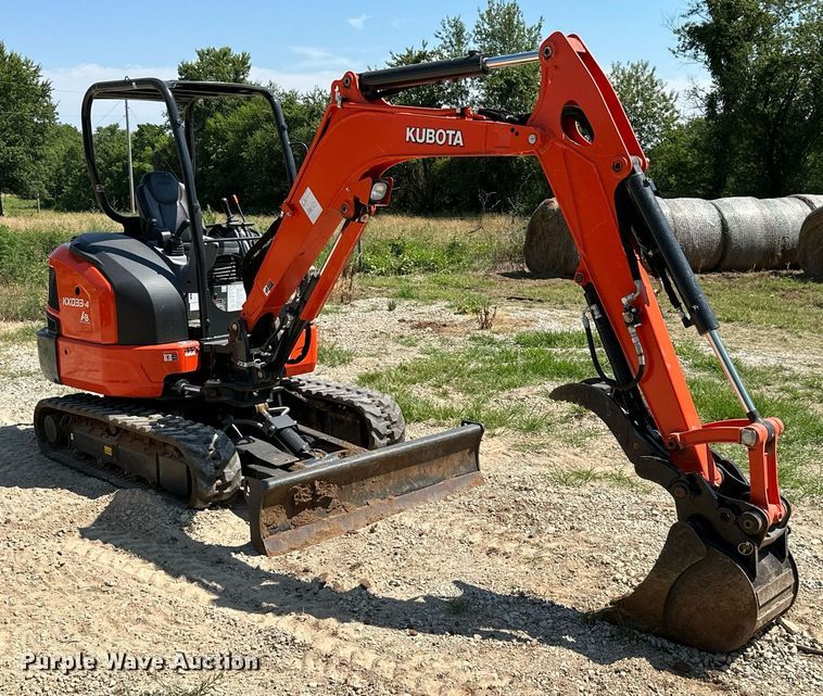 image for item MB9680 2020 Kubota KX033-4  mini excavator