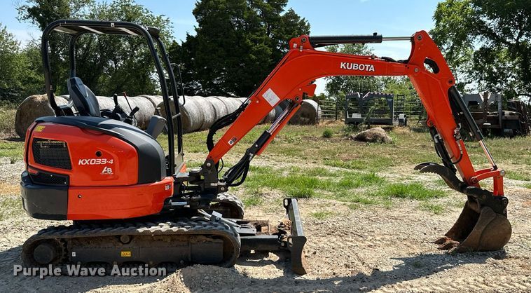 image for item MB9680 2020 Kubota KX033-4  mini excavator