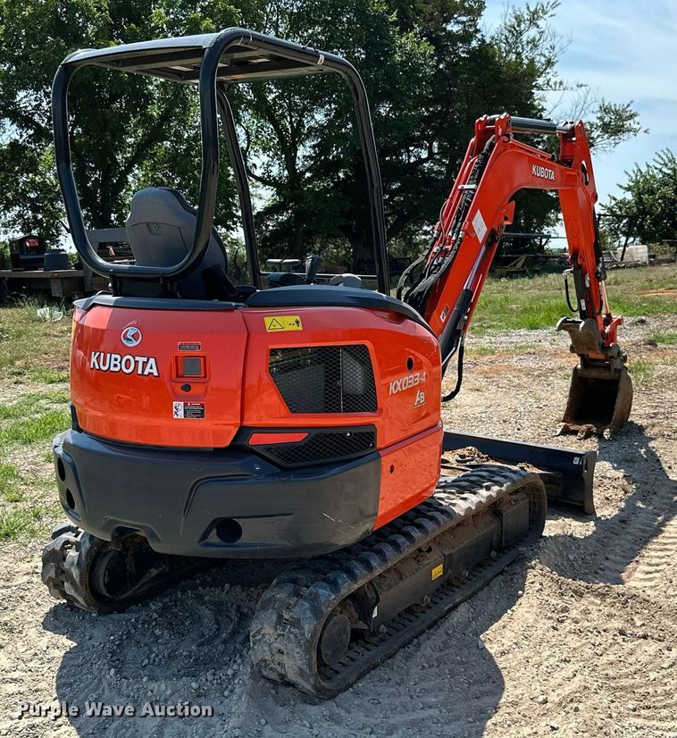 image for item MB9680 2020 Kubota KX033-4  mini excavator