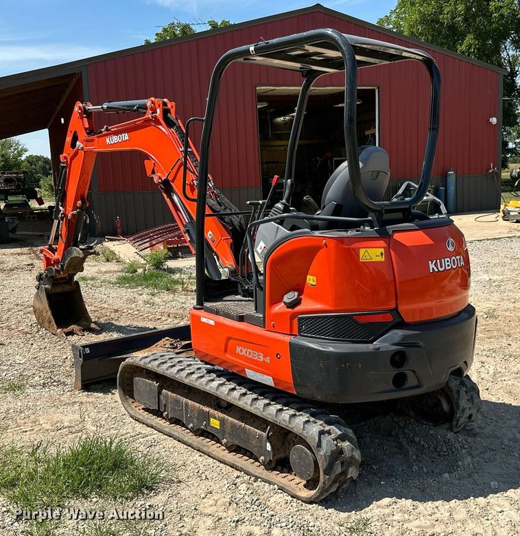 image for item MB9680 2020 Kubota KX033-4  mini excavator