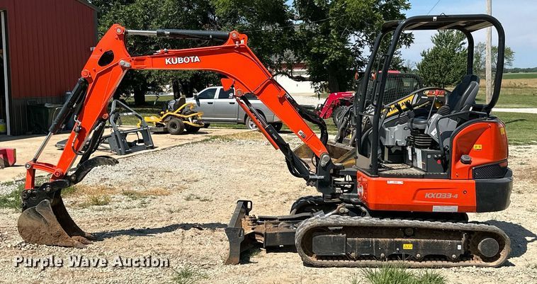 image for item MB9680 2020 Kubota KX033-4  mini excavator