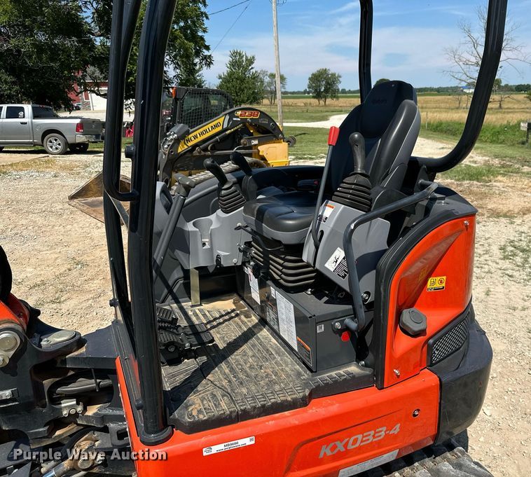 image for item MB9680 2020 Kubota KX033-4  mini excavator