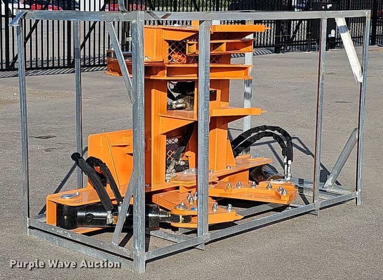 image for item MD9904 2023  skid steer grapple tree shear