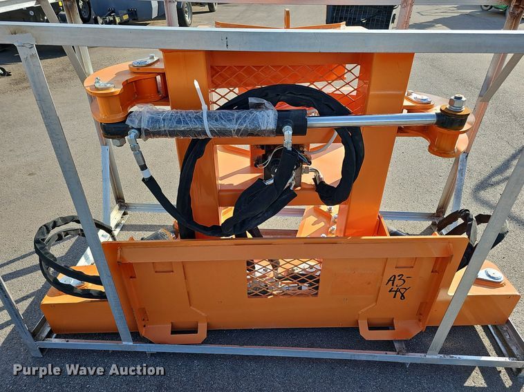 image for item MD9904 2023  skid steer grapple tree shear