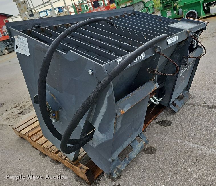 image for item MD9905 Wolverine  skid steer concrete mixer
