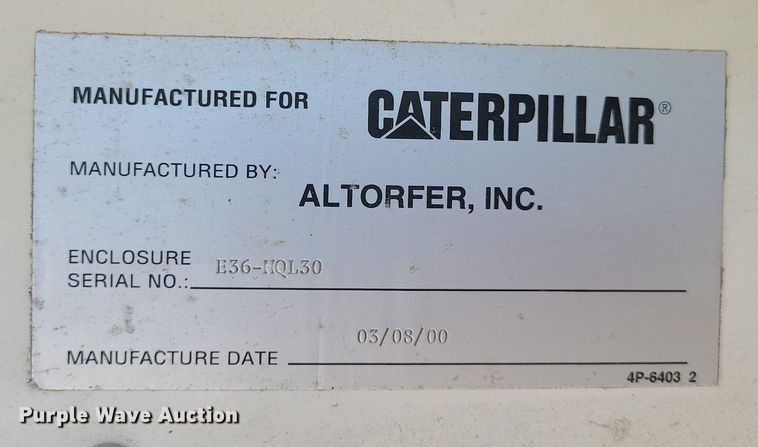 image for item MO9994 Caterpillar XQ200  generator