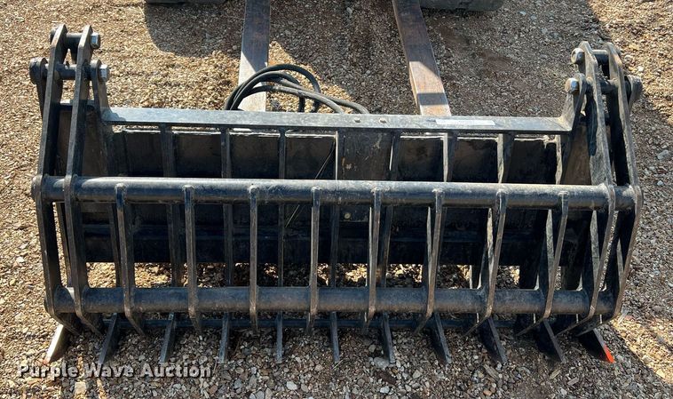 image for item NA9003 WeldRite  58" W skid steer grapple bucket