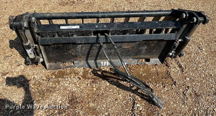 image for item NA9003 WeldRite  58" W skid steer grapple bucket