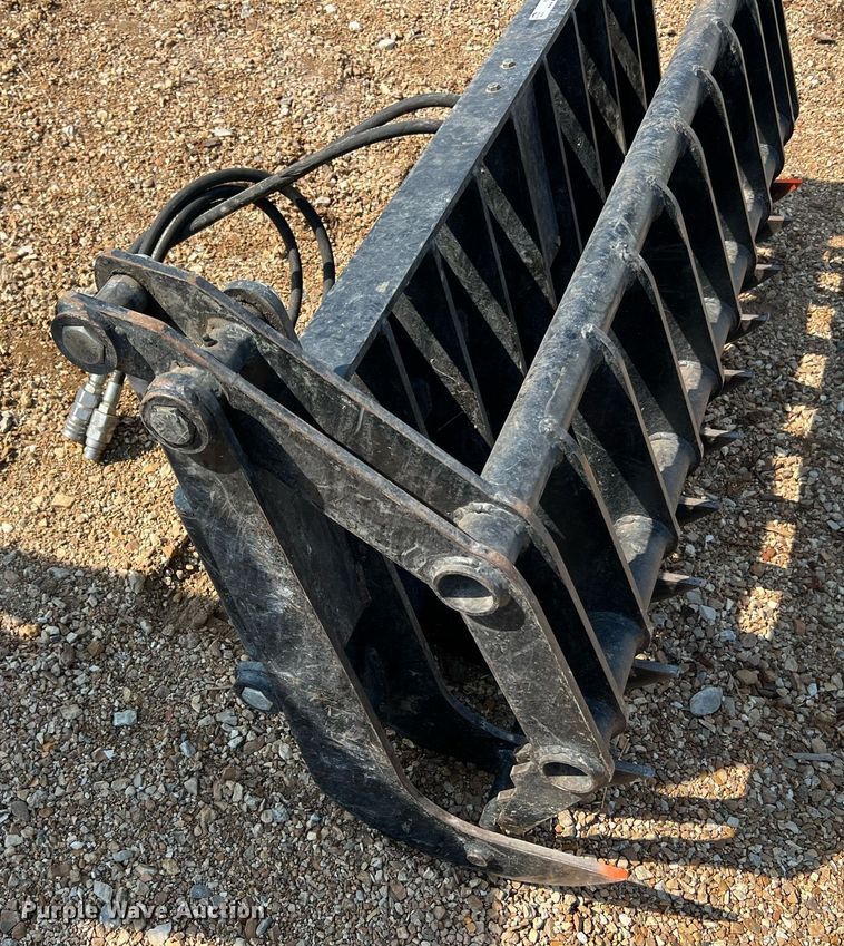 image for item NA9003 WeldRite  58" W skid steer grapple bucket
