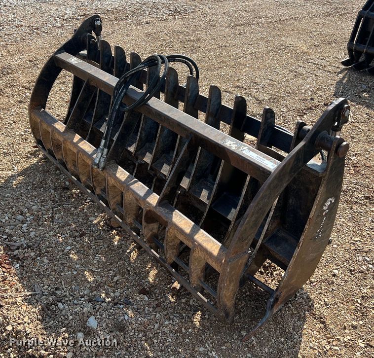 image for item NA9004 Anbo  79" W skid steer grapple bucket