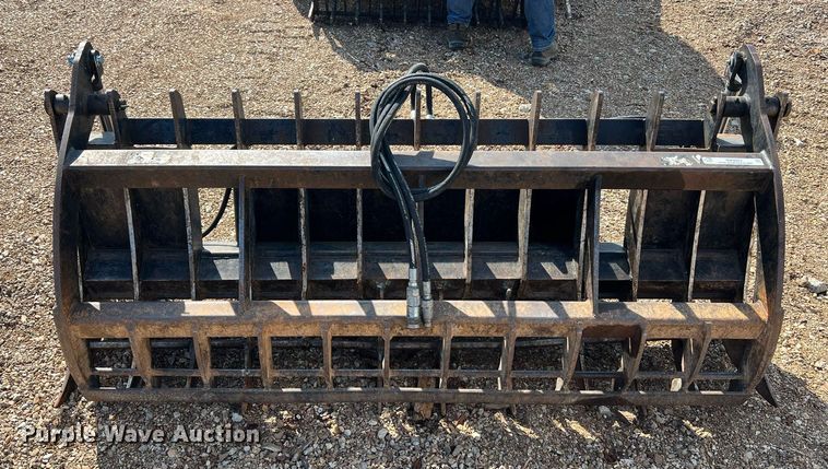 image for item NA9004 Anbo  79" W skid steer grapple bucket