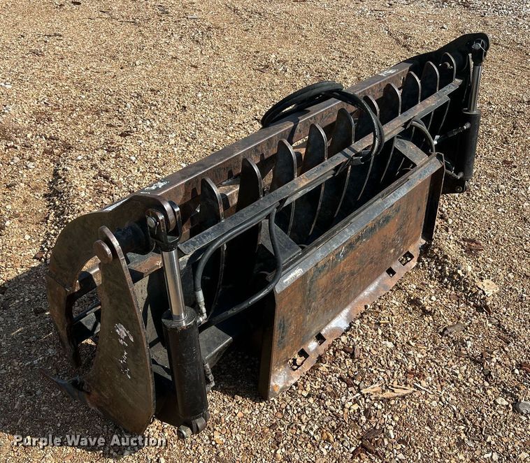 image for item NA9004 Anbo  79" W skid steer grapple bucket