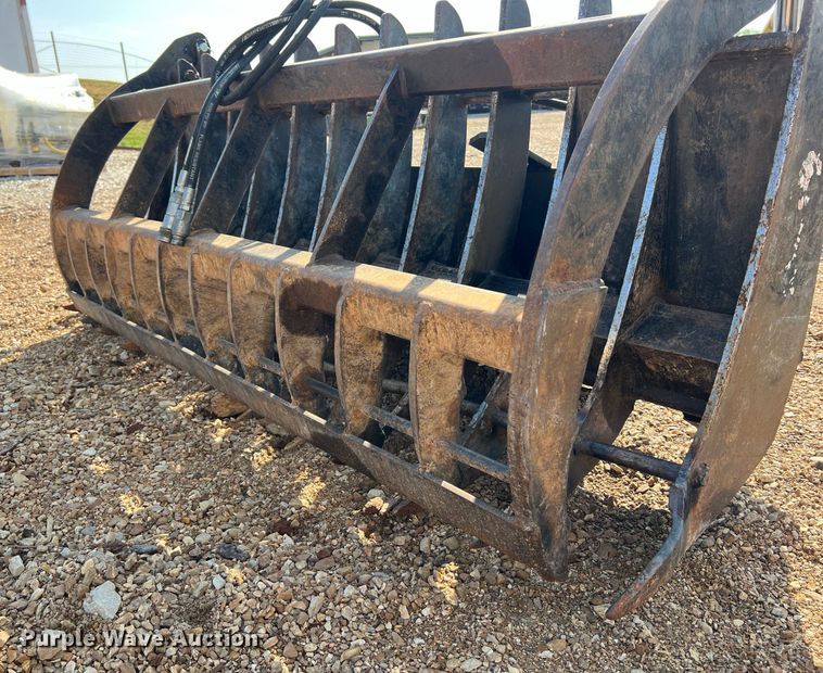 image for item NA9004 Anbo  79" W skid steer grapple bucket