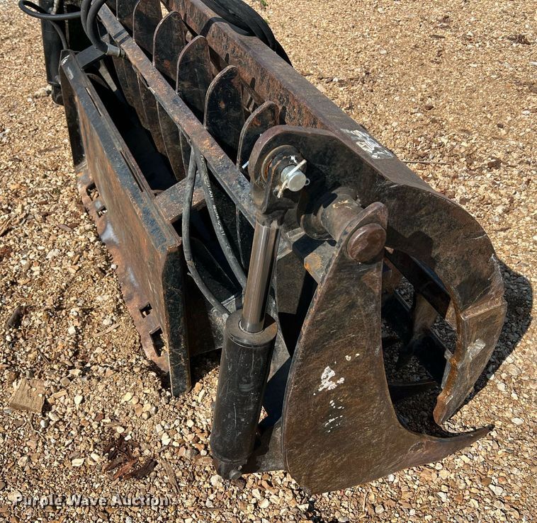 image for item NA9004 Anbo  79" W skid steer grapple bucket