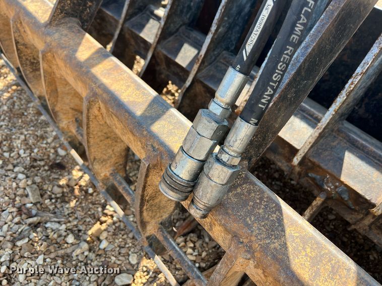 image for item NA9004 Anbo  79" W skid steer grapple bucket