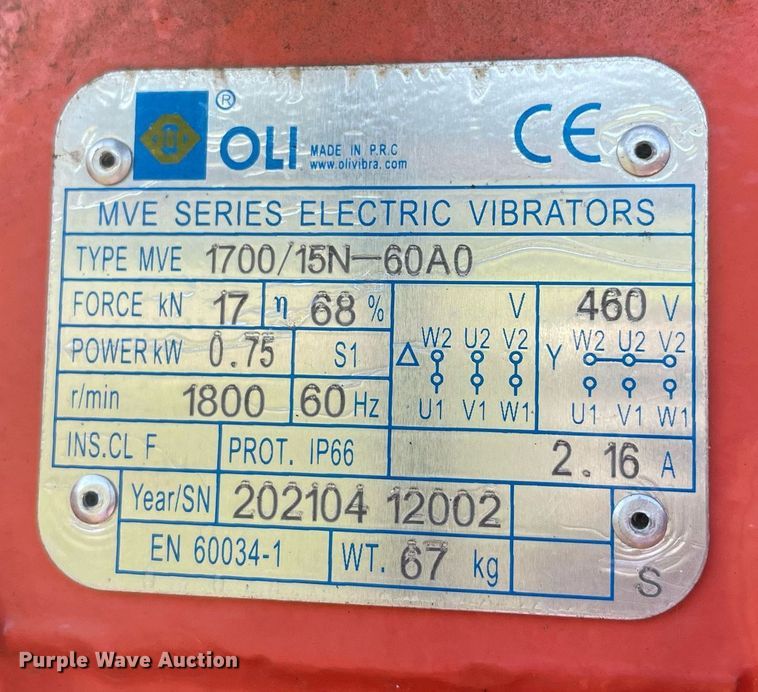 image for item NB9093 Paladin US70  vibratory screen