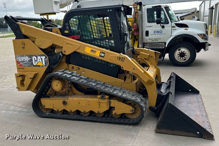 image for item NP9833 2016 Caterpillar 299D2XHP  tracked skid steer loader