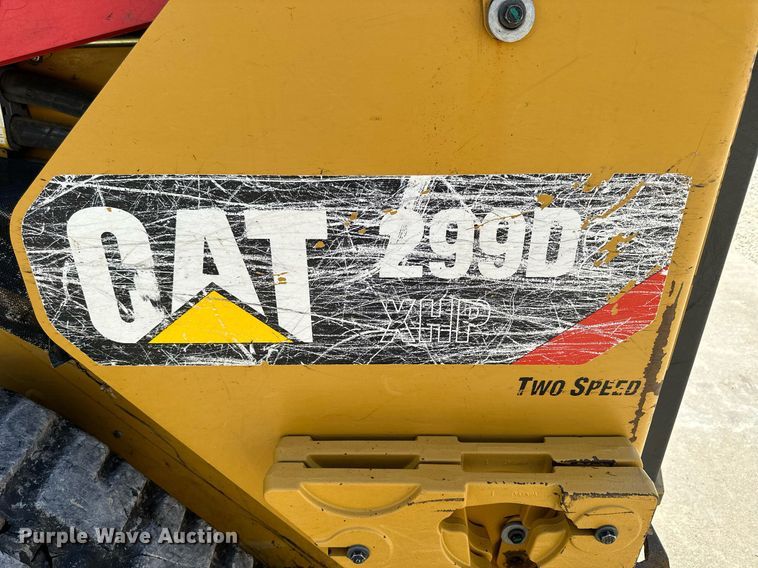 image for item NP9833 2016 Caterpillar 299D2XHP  tracked skid steer loader