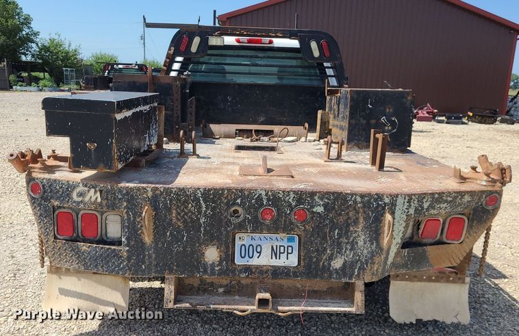 image for item NX9626 2012 Chevrolet Silverado 3500HD  Crew Cab flatbed pickup truck