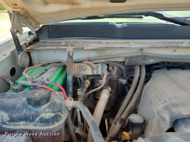 image for item NX9626 2012 Chevrolet Silverado 3500HD  Crew Cab flatbed pickup truck