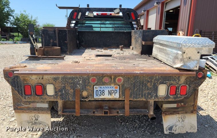 image for item NX9627 2012 Chevrolet Silverado 3500HD  Crew Cab flatbed pickup truck