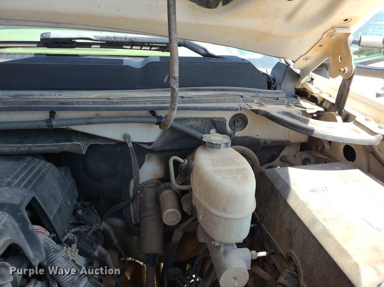 image for item NX9627 2012 Chevrolet Silverado 3500HD  Crew Cab flatbed pickup truck