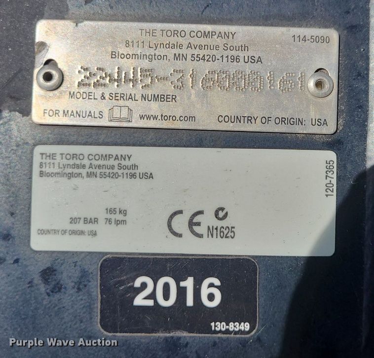 image for item NX9628 2016 Toro TX427  compact utility loader