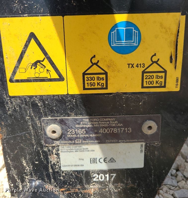 image for item NX9628 2016 Toro TX427  compact utility loader