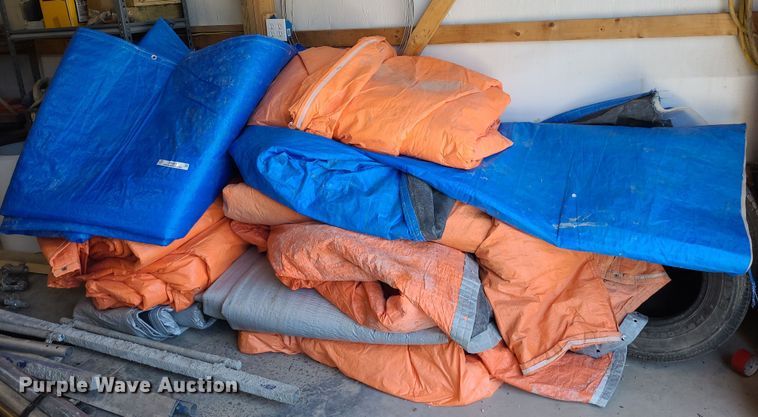image for item NX9631 Approximately 24 concrete tarps