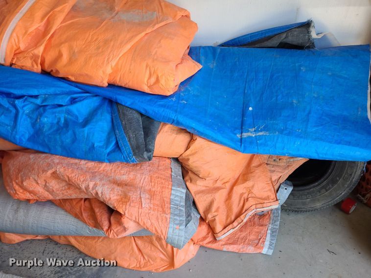 image for item NX9631 Approximately 24 concrete tarps