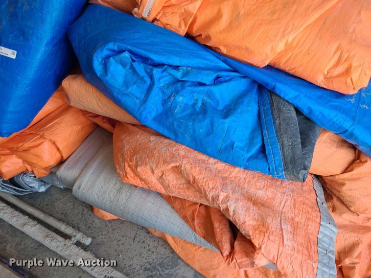 image for item NX9631 Approximately 24 concrete tarps