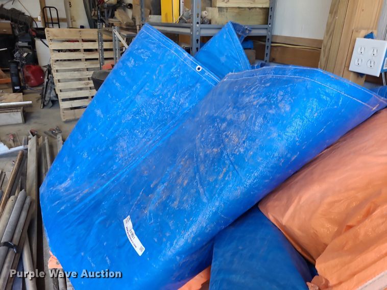 image for item NX9631 Approximately 24 concrete tarps
