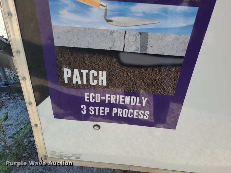 image for item NX9633 LGS  enclosed cargo trailer with polyurethane concrete lifting equipment