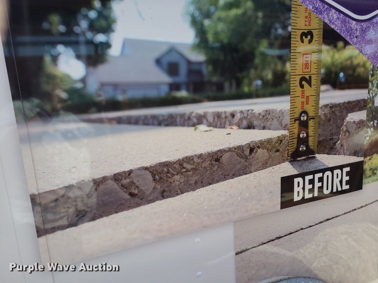 image for item NX9633 LGS  enclosed cargo trailer with polyurethane concrete lifting equipment