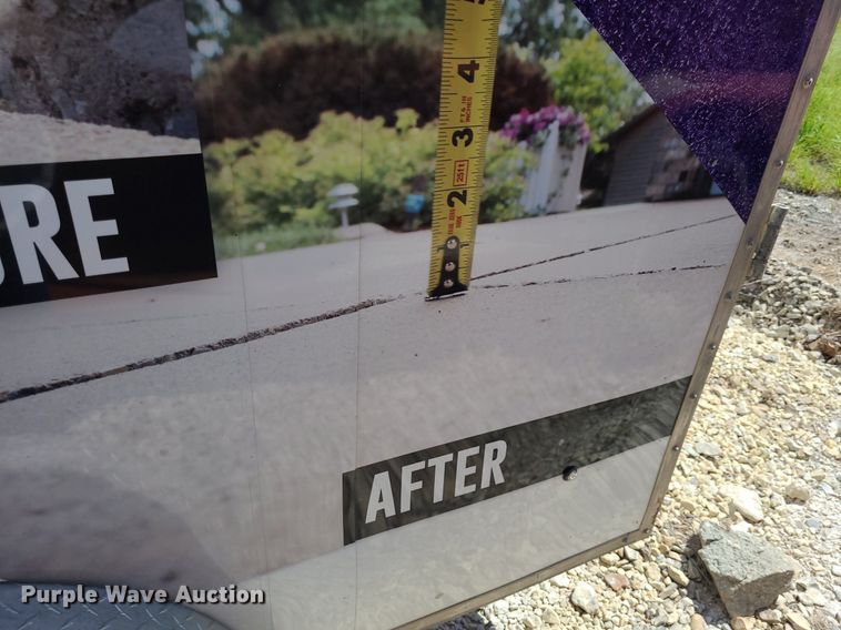 image for item NX9633 LGS  enclosed cargo trailer with polyurethane concrete lifting equipment