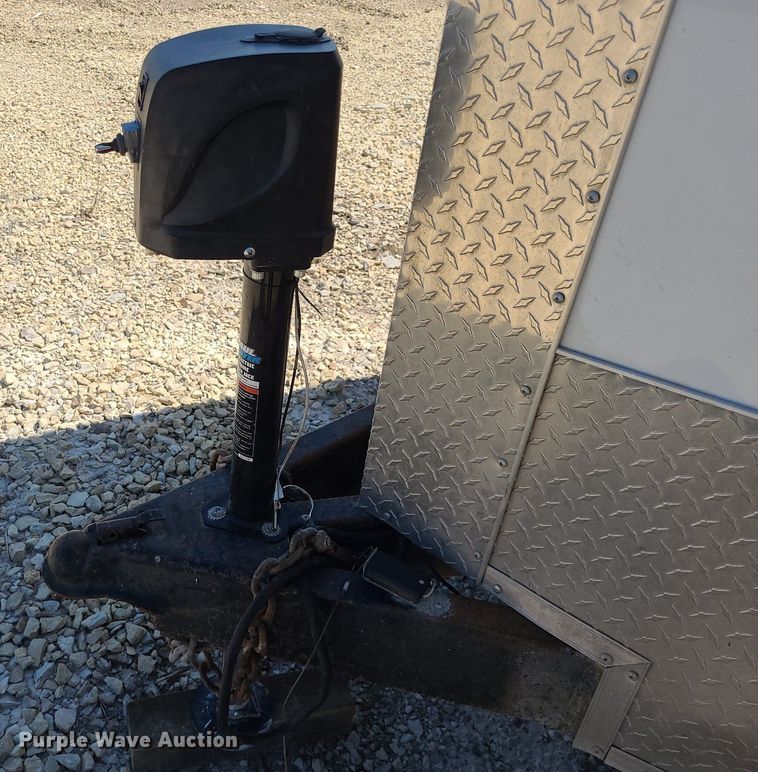 image for item NX9633 LGS  enclosed cargo trailer with polyurethane concrete lifting equipment