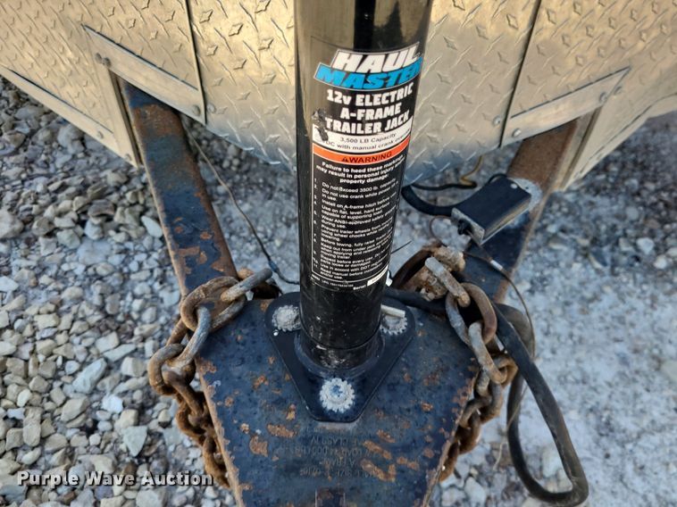 image for item NX9633 LGS  enclosed cargo trailer with polyurethane concrete lifting equipment