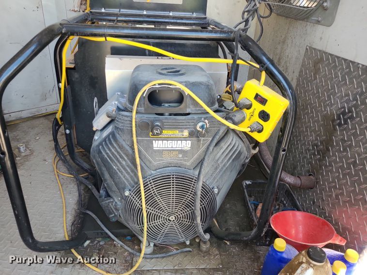 image for item NX9633 LGS  enclosed cargo trailer with polyurethane concrete lifting equipment