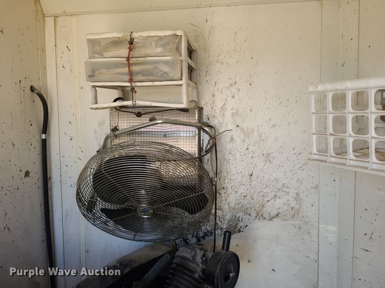 image for item NX9633 LGS  enclosed cargo trailer with polyurethane concrete lifting equipment